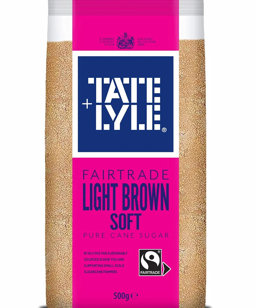 Tate & Lyle 's Fairtrade miękki brązowy cukier trzcinowy, 500 g