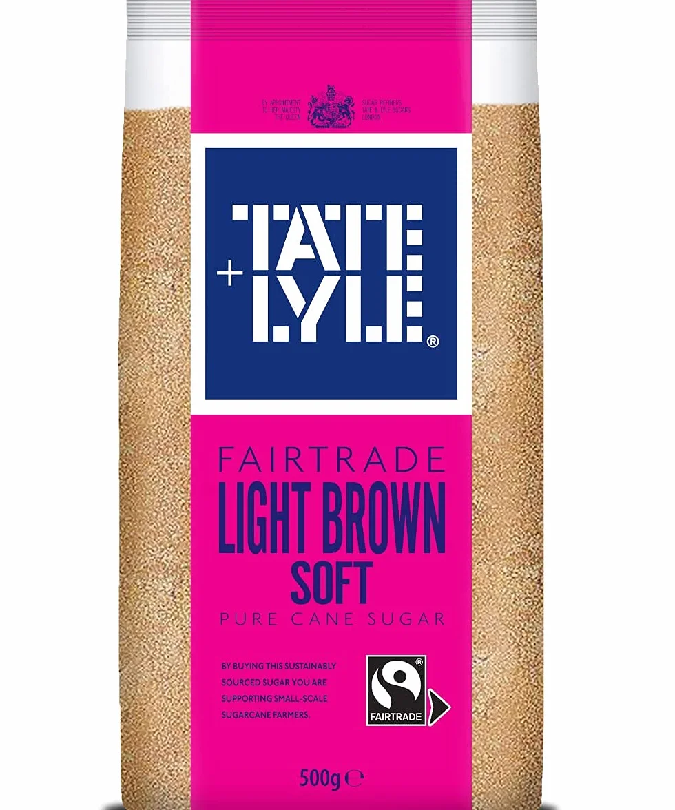 Tate & Lyle 's Fairtrade miękki brązowy cukier trzcinowy, 500 g